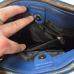 DKNY  Blue Genuine Leather Adjustable Crossbody Classic Designer Crossbody Bag Photo 11