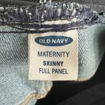 Old Navy  Maternity Jeans Womens 8 Blue Skinny Full Panel Photo 3