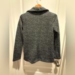 Lands' End Black and White Textured Jacket size XS (2/4) Gray Photo 3