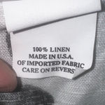 Hot Cotton Floral White Black Red Linen Button Down Shirt Size M Size M Photo 3