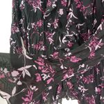 Style & Co Style Co. 18W Black Pink All Over Floral Top  Plus Photo 2