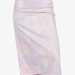 Roxy Women’s Lonely Star Printed Midi Skirt Tie Dye Elastic Waist. Size L Photo 0