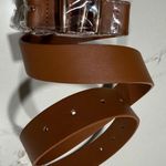 NEW WERFORU Brown Vegan Leather Waist Belt Jean Pants Dresses 25 Photo 0