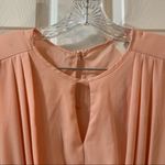 Francesca's Francesca’s Orange-pink Scoop Neck Sleeveless Aline Dress L Photo 3