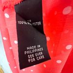 A Byer A.Byer Women's Lightweight Flowy Gauze Polka Dot Sleeveless Blouse Sz L Photo 5