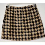 House of Harlow  1960 WOMEN MINI SKORT‎  TWEED Houndstooth SIZE Small Photo 4