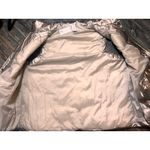 NWT LIVI Puffer Vest Metallic Champagne Gold Quilted Full Zip Hood Size 22/24 Silver Photo 10