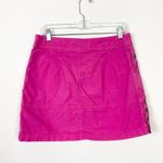 Title Nine  Brash Hot Pink Button Side Athletic Mini Skirt Size 6 Photo 1