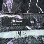 Jaded London  Womens Black Purple Lightning Print Jeans W30 Photo 7