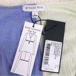 Gianni Bini Y2K Style Colorblock Crop Wrap Top Long Sleeve Blue Green Large New Photo 5