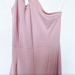 FAVLUX  Fashion Pink One Shoulder Jumpsuit Size Medium Photo 3