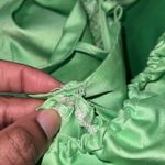 ASOS Lime Satin Cropped Top size 4 Photo 8