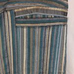 Lafayette 148  Blue & Silver Striped Capri pants Photo 4