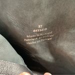 Free People  Sienna Ankle Boot black leather heel square toe size 37 6-6.5 1516 Photo 7