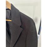 ZARA ‎ Black Pea Coat Size Medium Photo 2