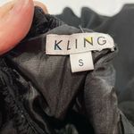 Kling Black Short Party Dress Bow Mesh chest Photo 6