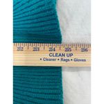 Diane Von Furstenberg  Women’s Cardigan Button Front Teal Knit Vintage Photo 6