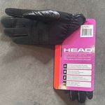 Head  Women's Black Waterproof Hybrid Touchscreen Compatible Gloves Size M NEW Photo 2
