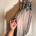 Free People  NWT Embellished Puffs High Low Cotton Top Size Size M Photo 5