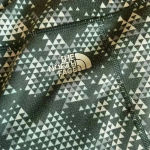 The North Face Flashdry Crop Leggings Green White Print Women's Size Large L Photo 1