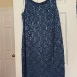 Alex Evenings  Formal Dress turquoise Photo 1