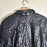 Vtg Maggie Lawrence collection Y2K 90s leather jacket bikercore size medium Black Photo 9