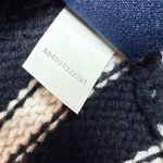 CHAPS Breton Striped Cotton Knit Sweater Gold Button Detail Nautical XL READ Photo 6