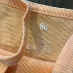 SO  Women's Peach Ribbed Camisole Photo 2