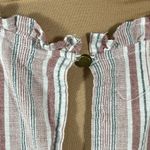 Eyeshadow Cotton Babydoll Top Shirt Pink Grey Stripe Size XL Extra Large Photo 3