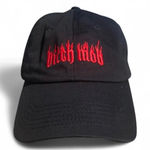 MTTM Flame Logo B!tch Mob Dad Hat — Married to the Mob Streetwear Black Photo 0