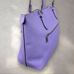 Coach  Leather Gallery Tote Bag Purse In Light Violet Purple CH285 EUC Photo 2