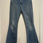Levi's Vintage Levi 519 ‘04 Y2K Low Stretch Flare Jeans Juniors Size 9 JR M Dark Wash. Photo 0