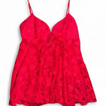 Victoria's Secret Y2K  Red Heart Babydoll Chemise Size Medium Photo 0