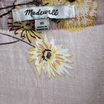 Madewell  Linen Blend Ruffle-Cuff Wrap Dress Fairy Pastel Boho Work Size XS/S Photo 5