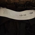 ZARA  Metallic Gold Wide-Leg Pants Photo 2