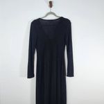 Band of Gypsies Band of the Free Black Draped Cocktail Dress with Side Slit NWT Size Medium Photo 3