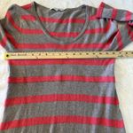 Boden USA Boden Knit Sweater Dress Winter Casual Stripe Cashmere Blend Women's US 6 Midi Photo 4
