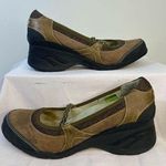 Ahnu Womens US 8.5 Olivia Wedge Brown Leather Heels Mary Janes Comfort Heel 3 in Photo 0