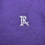 Ralph Lauren NWT Polo Jeans Co Women’s Turtleneck Sweater M Purple 100% Cotton L Photo 3
