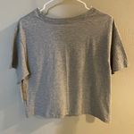 Champion Grey  Short Sleeve Shirt Slightly Cropped Photo 3