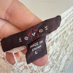 Fever Bohemian Cream Floral Crochet Lace Tank Top Large Photo 2