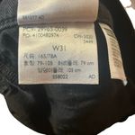 Levi's Levi’s mid length shorts cuffed high rise black Sz 31 #753 Photo 3