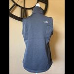 The North Face  Vest Women’s Medium Gray Windwall  Zip Pockets Embroidered Logo Photo 2