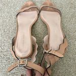 Loeffler Randall Emi Emi Scalloped Leather Block Heel Sandals Nude Photo 3