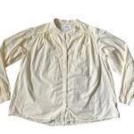 Xirena Poe Button Up Cotton Poplin Shirt Sunglow Size‎ Small Yellow Photo 6