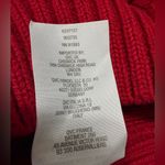 Susan Graver  Red Cold Shoulder Knit Sweater Women’s 3X Cotton Blend Pullover Photo 7