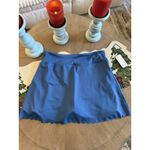 Crown & Ivy NWT Crown Ivy Navy Scalloped Hem Stretch Skort Sz Medium Photo 3