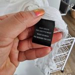 White Crochet Trim Cover Up | SZ 1x Photo 3