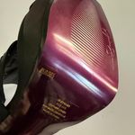 Jessica Simpson Black Bomber Leather Striker Heels. Size 8.5 Photo 9