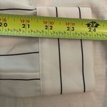 Alex Marie White Striped CrissCross Blouse Womens Size Small Long Sleeve Career Photo 4